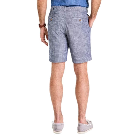 Club Room Men's 4 Way Stretch Chambray Shorts, Size 38 - Picture 3 of 5
